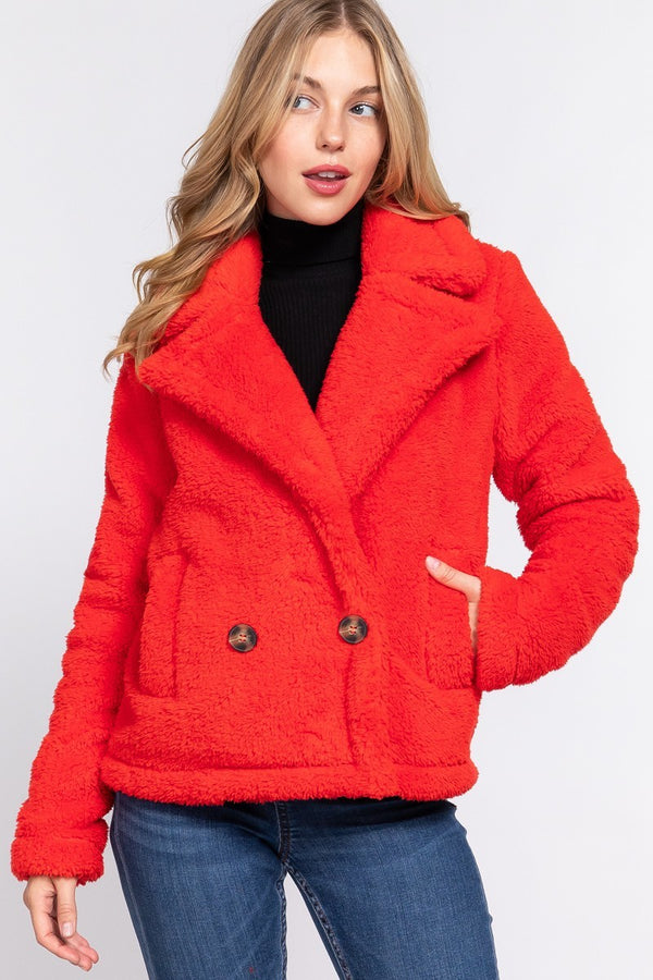 Faux Fur Sherpa Jacket - Nil-Chi